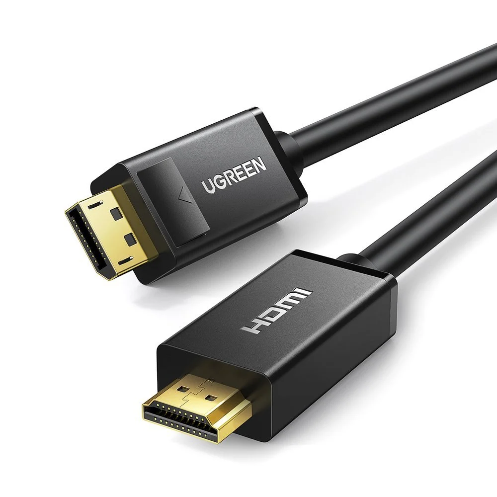 Φωτογραφία προϊόντος: Καλώδιο DisplayPort σε HDMI 3m Ugreen (Μαύρο)