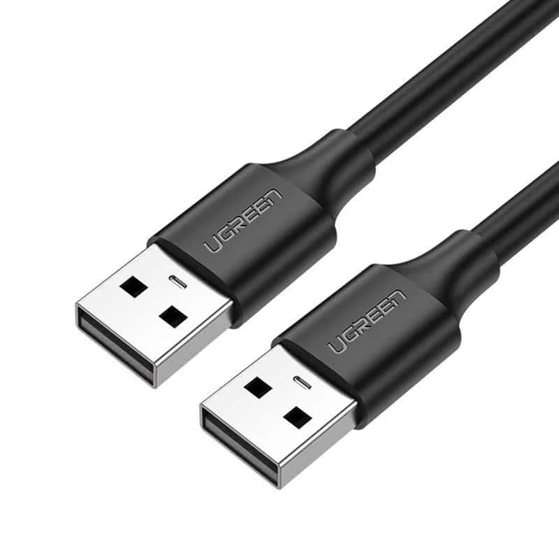 Φωτογραφία προϊόντος: Καλώδιο USB 2.0 (αρσενικό) - USB 2.0 (αρσενικό) 2m Ugreen (μαύρο)
