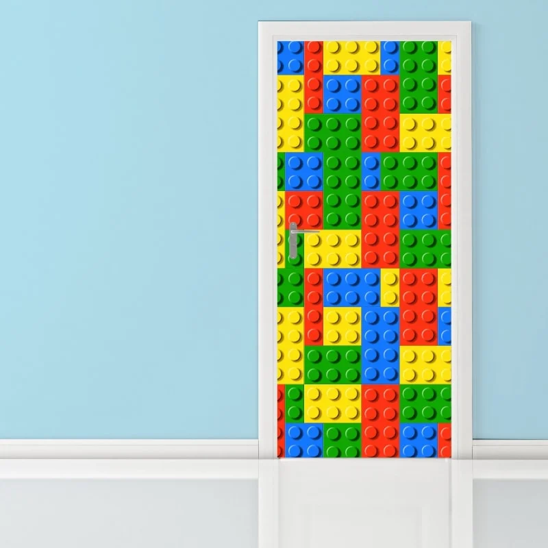 Φωτογραφία προϊόντος: Αυτοκόλλητο Πόρτας - Lego Bricks