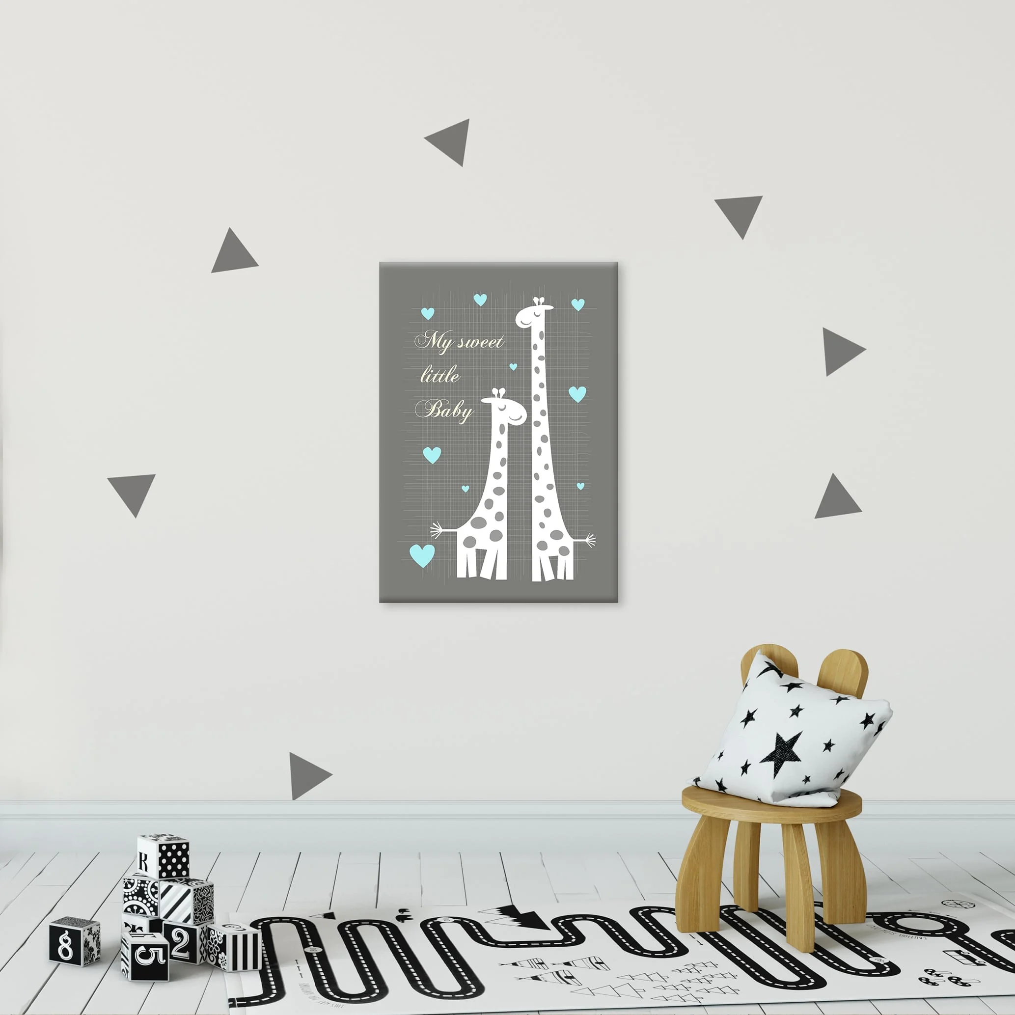 Φωτογραφία προϊόντος: Πίνακας Σε Καμβά - My Sweet Little Giraffe Baby