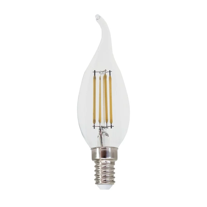 Φωτογραφία προϊόντος: ACALIGHT FILAMENT LED STEP-DIM C35 4W TIP 2700K 230V AC 570LM RA80 30000HRS 360° 1xE14 / FLAM4WWTIPSD