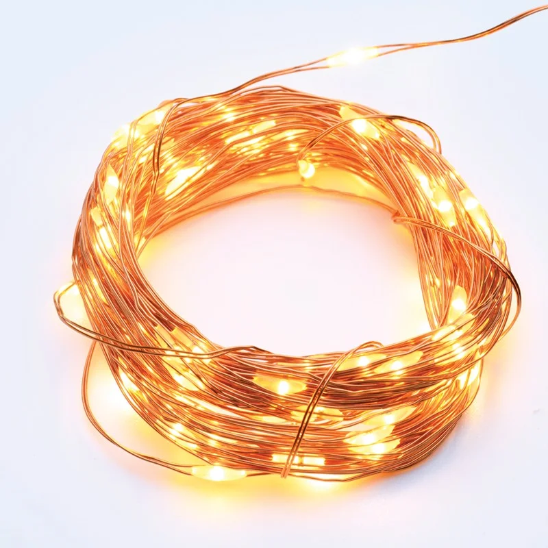 Φωτογραφία προϊόντος: ACALIGHT ΛΑΜΠΑΚΙΑ 100 LED ΣΕ ΣΕΙΡΑ ΘΕΡΜΟ ΛΕΥΚΟ ΧΑΛΚΙΝΟ ΜΕ ΜΠΑΤΑΡΙΕΣ 3xΑΑ ΧΡΟΝΟΔΙΑΚΟΠΤΗ & ΚΑΛΩΔΙΟ ΧΑΛΚΟΥ 10m IP44 10mm / X01100125
