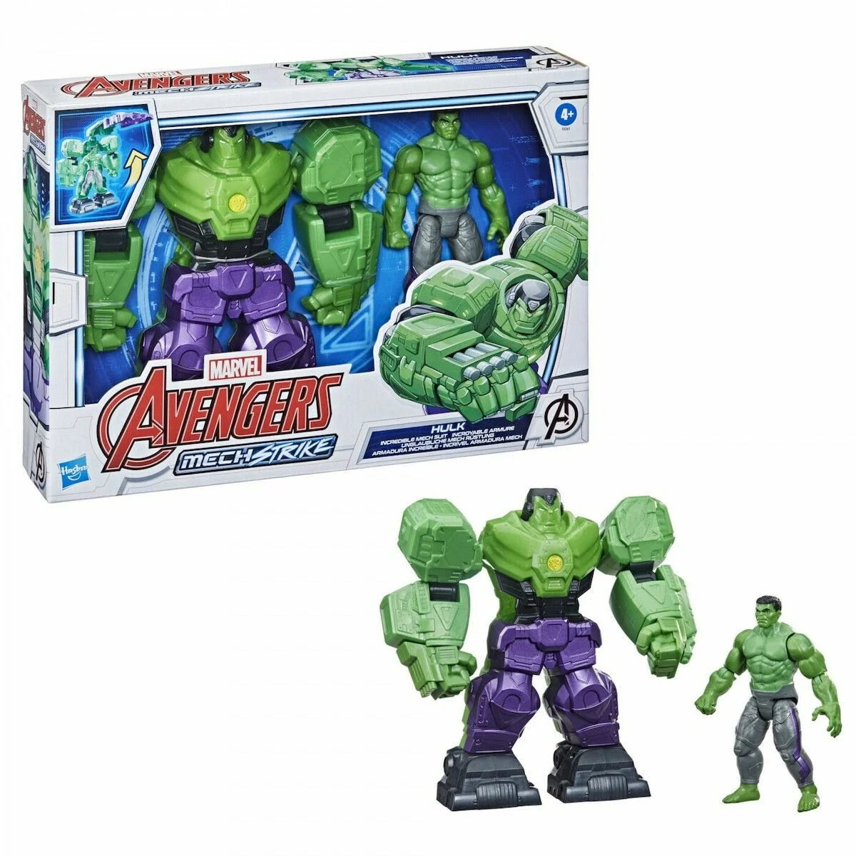 Φωτογραφία προϊόντος: Hasbro Avengers Mech Strike Super Hero Action Suit Hulk (F0263)