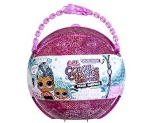 Φωτογραφία προϊόντος: MGA Entertainment Κούκλα L.O.L. Surprise Glitter Color Change Pearl Surprise - Purple (118985EUC)