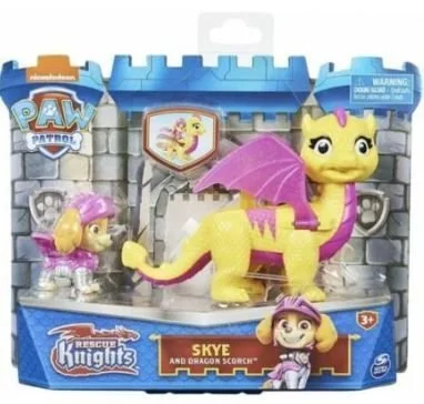 Φωτογραφία προϊόντος: ΟΕΜ PAW Patrol Rescue Knights Skye and Dragon Scorch (20135266)