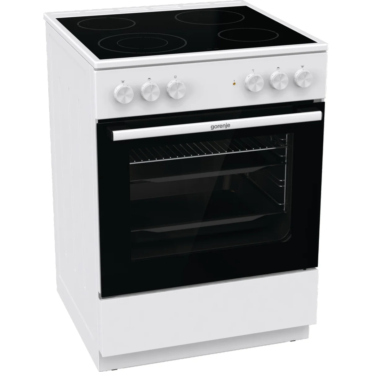 Φωτογραφία προϊόντος: Κουζίνα Gorenje GEC6A41WC 71lt A με Κεραμικές Εστίες Π60εκ. Λευκή