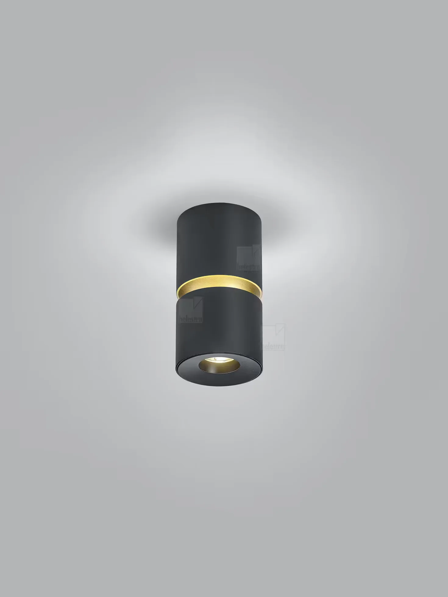 Φωτογραφία προϊόντος: Helestra ROK Ceiling Luminaire Μαύρο-Χρυσό LED 10W Ρυθμιζόμενη Δέσμη 20°–60° Μαύρο Μαύρο/Χρυσό Χρυσό