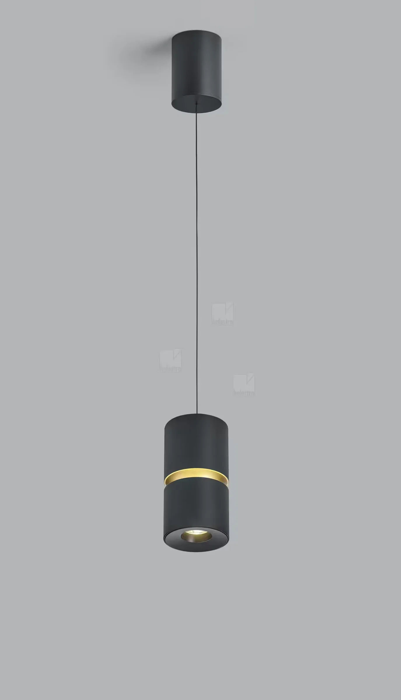 Φωτογραφία προϊόντος: Helestra ROK Pendant Luminaire Μαύρο-Χρυσό LED 10W Ρυθμιζόμενη Δέσμη 20°–60° Μαύρο Μαύρο/Χρυσό Χρυσό