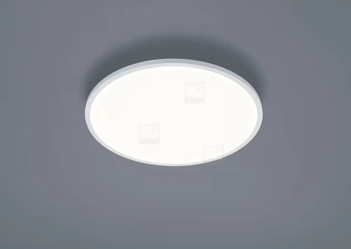 Φωτογραφία προϊόντος: Helestra Φωτιστικό Οροφής LED RACK Ultra-Flat Στρογγυλό Ματ Λευκό 21W 2900K Dimmable IP20 Άσπρο