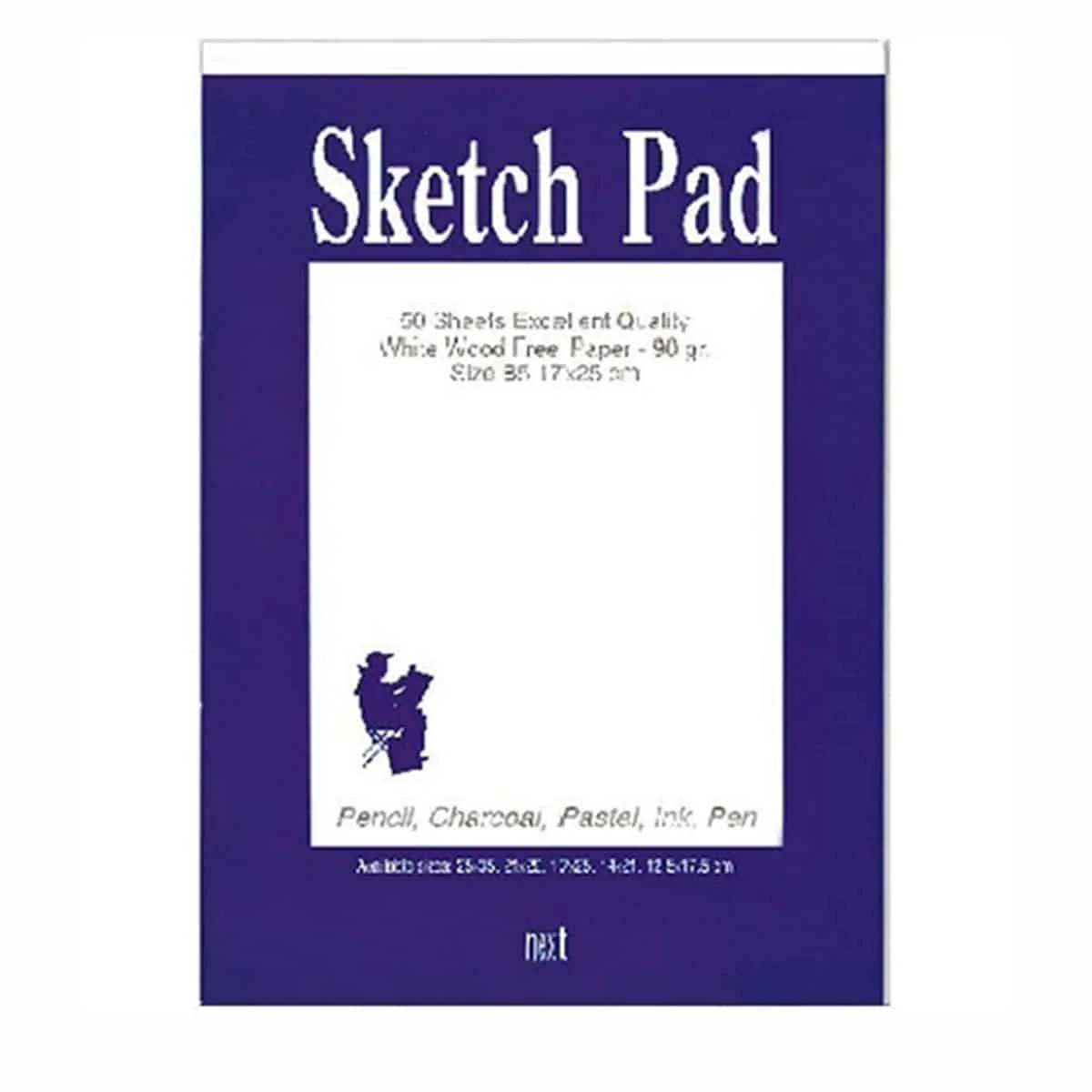 Φωτογραφία προϊόντος: NEXT ΜΠΛΟΚ ΣΧΕΔΙΟΥ Sketch Pad 90γρ. A4 21x29.7cm 50 Φύλλα 1952