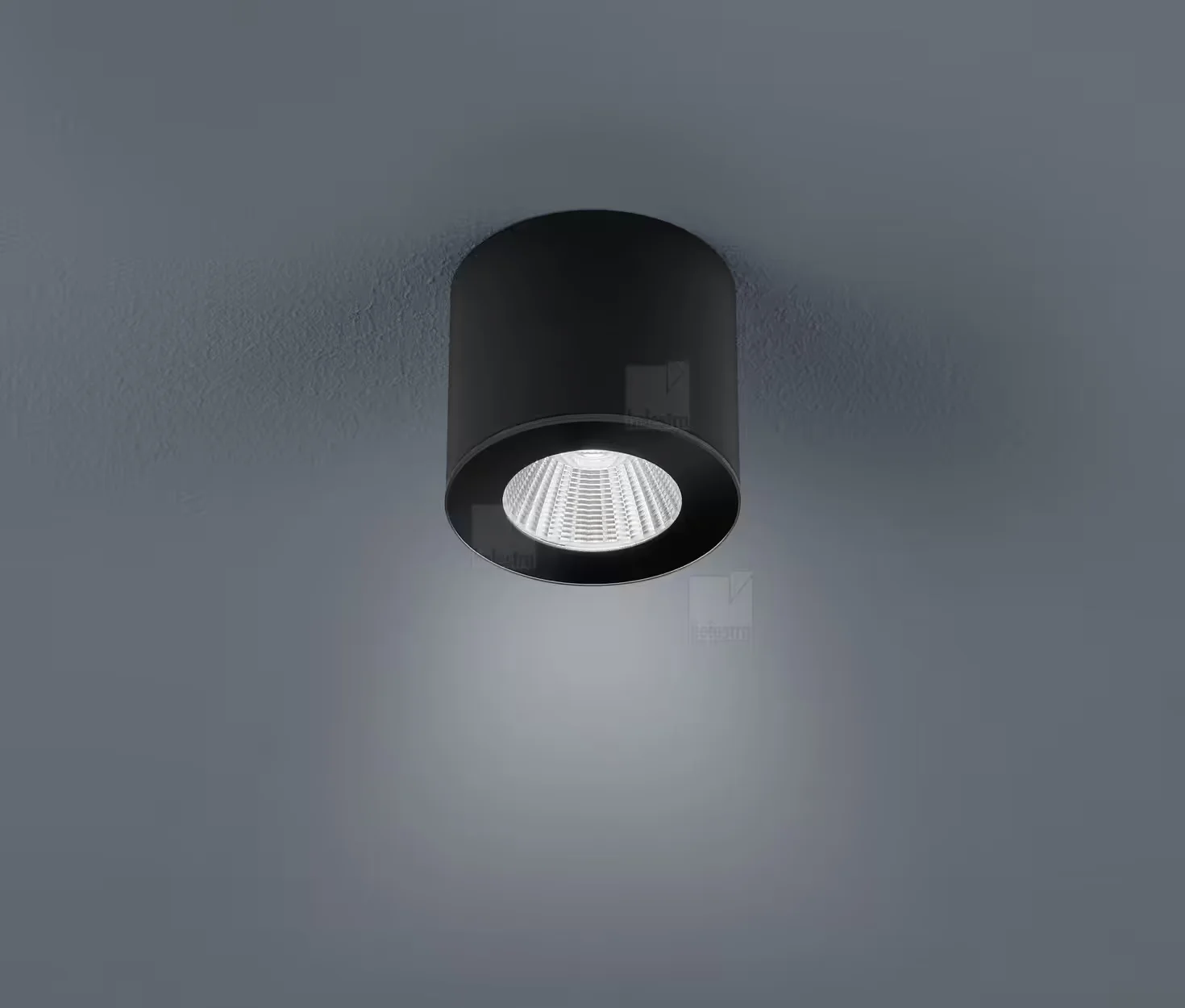 Φωτογραφία προϊόντος: Helestra OSO Ceiling Luminaire Μαύρο Ματ LED IP44 Ø65mm