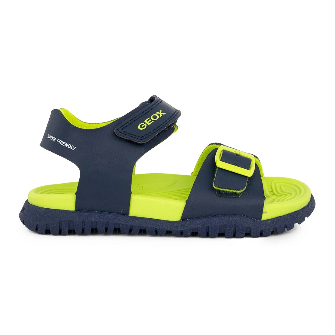 Φωτογραφία προϊόντος: Geox SANDAL FUSBETTO J35HMA 00BC C0749 A Παιδικό πέδιλο για αγόρι σε συνθετικό δέρμα NAVY/LIME