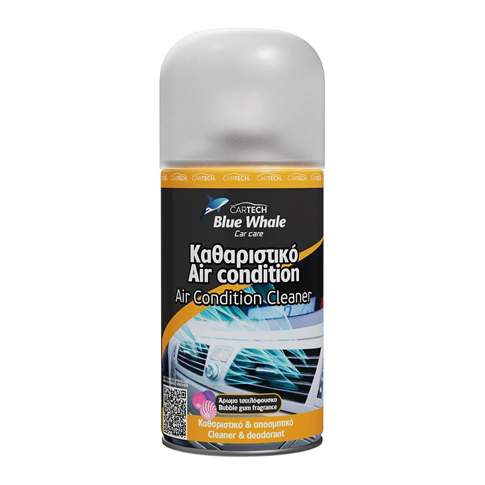 Φωτογραφία προϊόντος: Καθαριστικό σπρέι Air Condition Cartech Bomb Blue Whale 150ml Τσιχλόφουσκα
