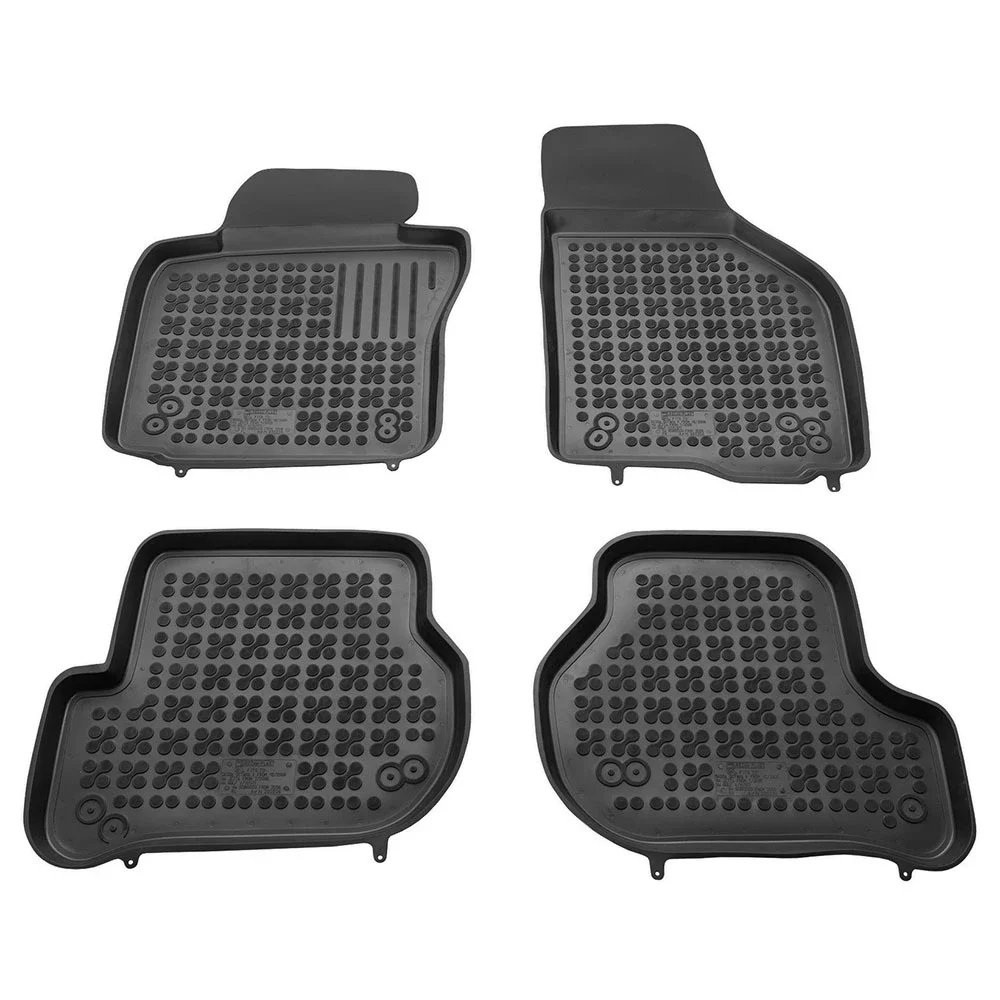 Φωτογραφία προϊόντος: VW Golf V/VI / Jetta (05-11) / Scirocco (08-17) / Seat Leon / Skoda Octavia (04-13) λαστιχένια μαύρα πατάκια σκαφάκια Rezaw Plast - 4τμχ