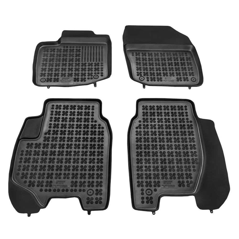 Φωτογραφία προϊόντος: Honda Civic IX Hatchback (2012-2017) / Honda Civic IX Tourer (2013-2017) λαστιχένια μαύρα πατάκια σκαφάκια Rezaw Plast - 4τμχ