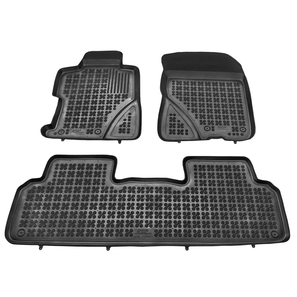 Φωτογραφία προϊόντος: Honda Civic (2006-2011) Sedan λαστιχένια μαύρα πατάκια σκαφάκια Rezaw Plast - 3τμχ