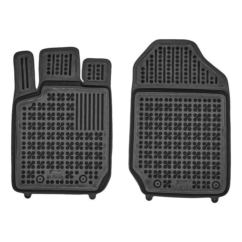 Φωτογραφία προϊόντος: Ford Ranger (2011-2020) μπροστινά λαστιχένια μαύρα πατάκια σκαφάκια Rezaw Plast - 2τμχ