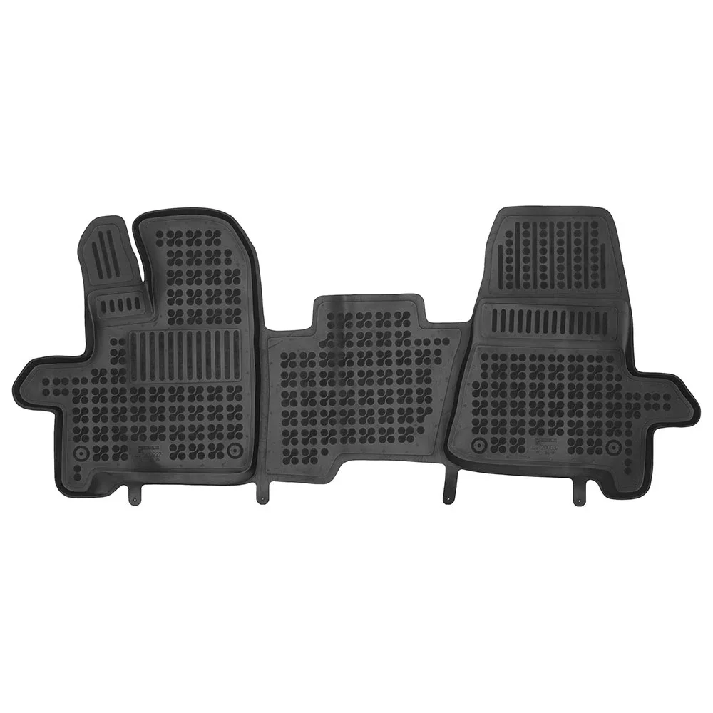 Φωτογραφία προϊόντος: Ford Transit (2013+) μπροστινά λαστιχένια μαύρα πατάκια σκαφάκια Rezaw Plast - 1τμχ