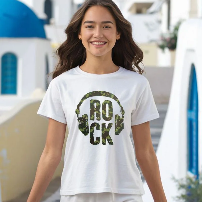 Φωτογραφία προϊόντος: Prime T-Shirt Λευκό με σχέδιο Rock 8217-1