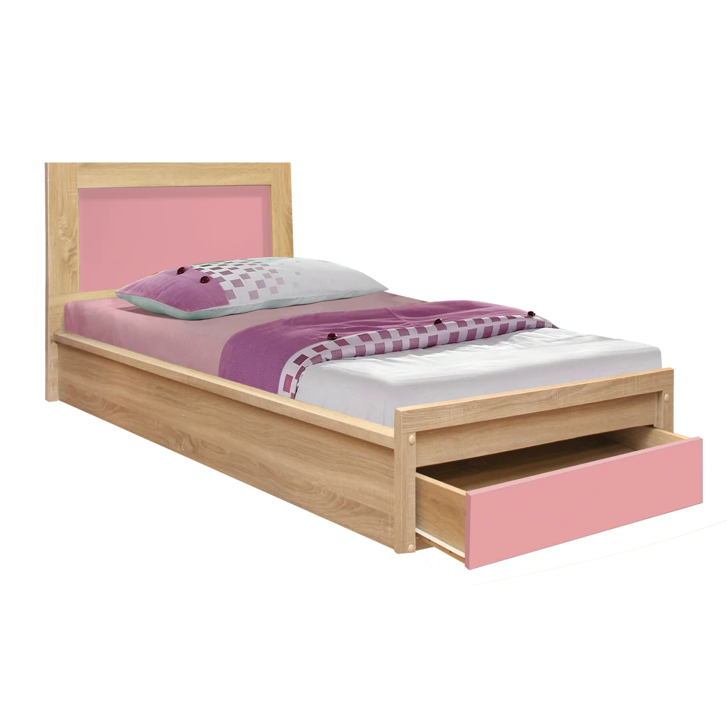 Φωτογραφία προϊόντος: ΚΡΕΒΑΤΙ ΜΕ ΣΥΡΤΑΡΙ PLAYROOM HM330.02 SONAMA-ΡΟΖ 90Χ190εκ.