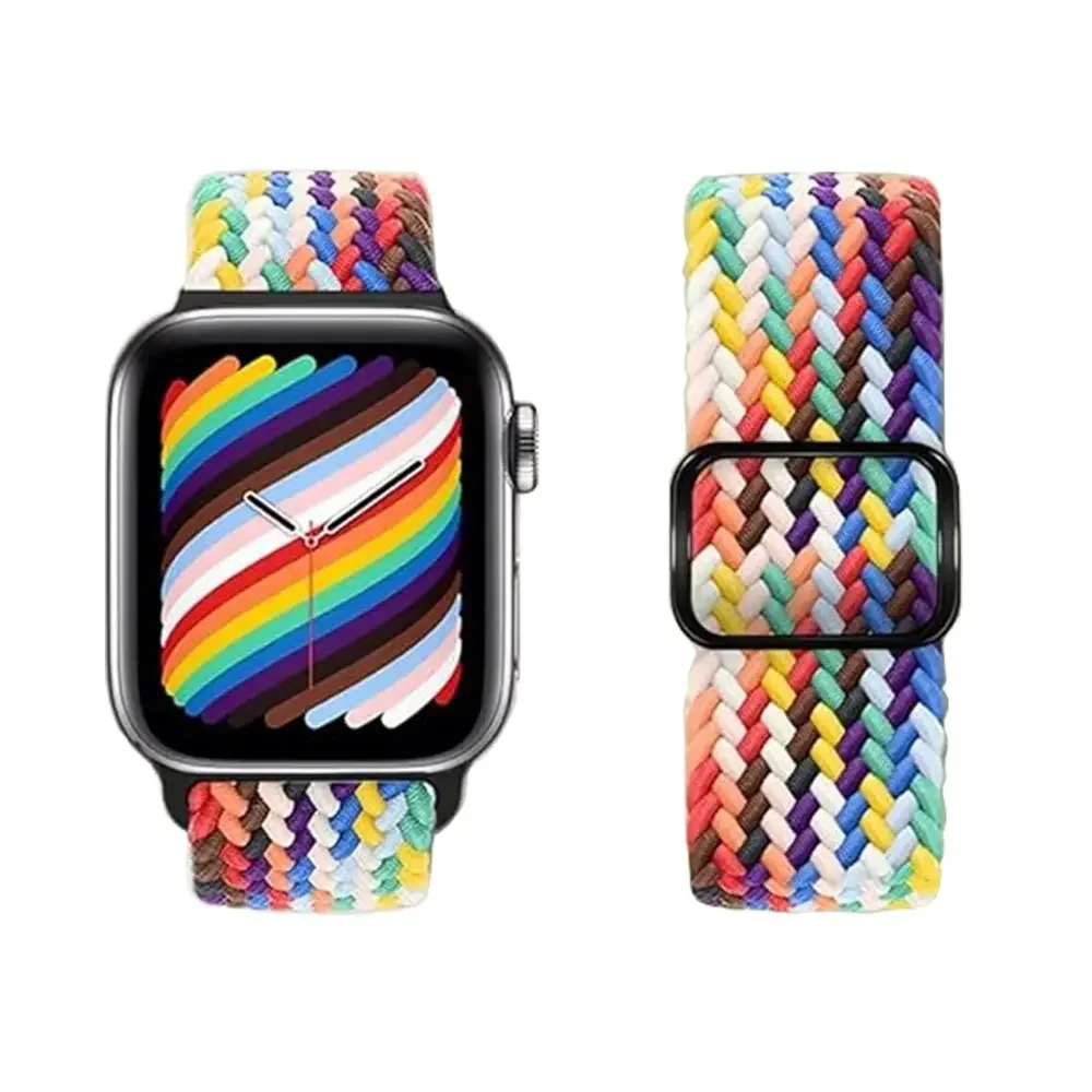 Φωτογραφία προϊόντος: Watchband Noozy 42/44/45/49mm για Apple Watch 1/2/3/4/5/6/7/8/9/se/ultra 1/ultra 2 Μαύρο Nylon Woven Band