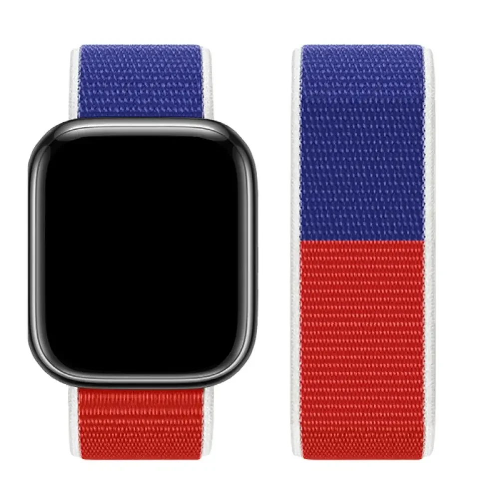 Φωτογραφία προϊόντος: Watchband Hoco WA02 42/44/45/49mm από Nylon για Apple Watch series 1/2/3/4/5/6/7/8/SE/Ultra Russian Style