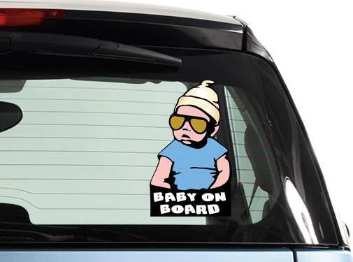 Φωτογραφία προϊόντος: Αυτοκόλλητο Cool baby on board No2