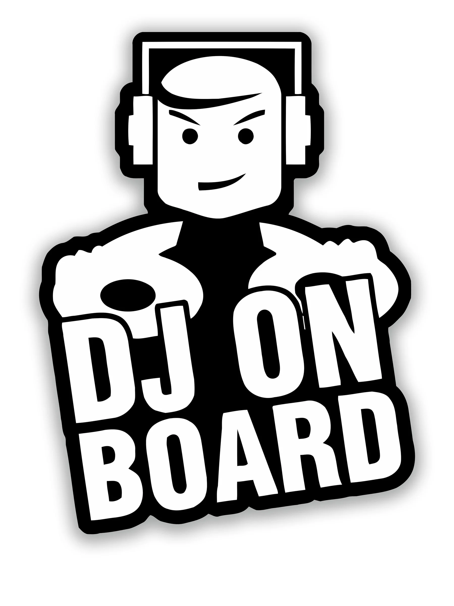 Φωτογραφία προϊόντος: Αυτοκόλλητο Dj on Board