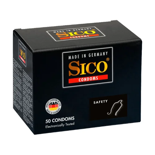 Φωτογραφία προϊόντος: Sico Safety Προφυλακτικά, 50 τμχ
