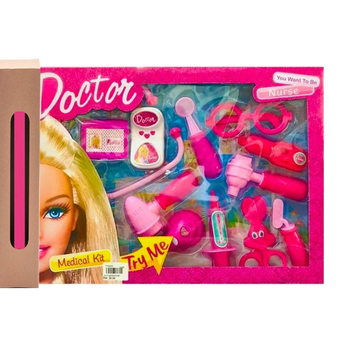 Φωτογραφία προϊόντος: Barbie Παιδικό Ιατρικό Σετ με διάφορα αξεσουάρ και δώρο λαμπάδα