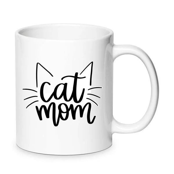 Φωτογραφία προϊόντος: Cat mom mug κούπα για γάτα γάτες no8 κεραμική 330ml