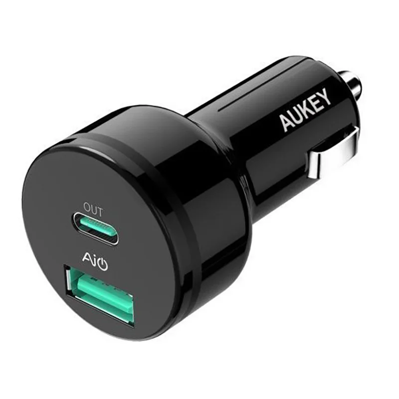 Φωτογραφία προϊόντος: Aukey CC-Y7 Expedition Duo 39W Power Delivery Φορτιστής Αυτοκινήτου