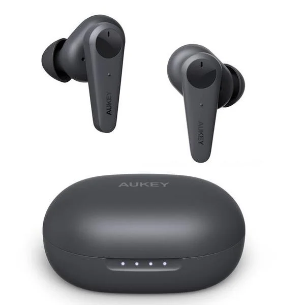 Φωτογραφία προϊόντος: Aukey EP-N7 Hybrid Active Noise Cancelation Wireless Earbuds Black