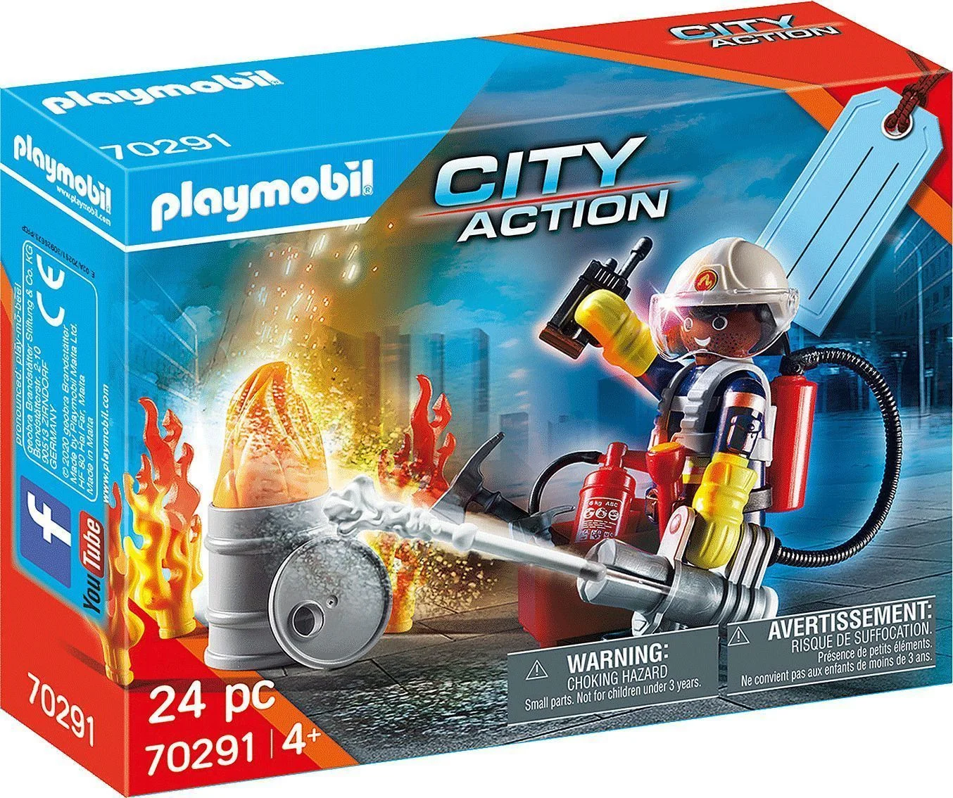 Φωτογραφία προϊόντος: Playmobil City Action: Fire Brigade πυροσβέστης νερού
