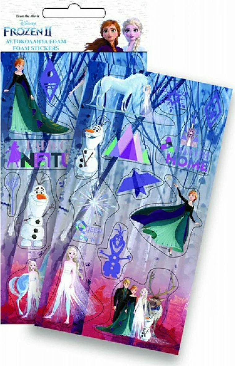 Φωτογραφία προϊόντος: Gim Stickers Foam Frozen 2 αυτοκόλλητα