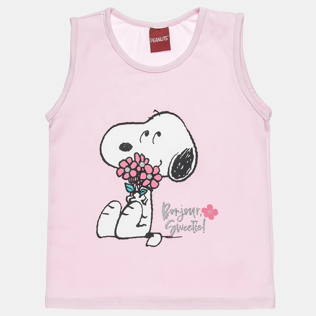 Φωτογραφία προϊόντος: Μπλούζα αμάνικη Snoopy Peanuts με glitter