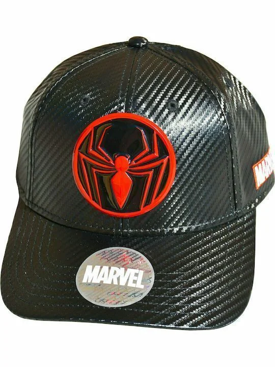 Φωτογραφία προϊόντος: Παιδικό Καπέλο Authentic Marvel Hat Black Spiderman με ρυθμιζόμενο κούμπωμα