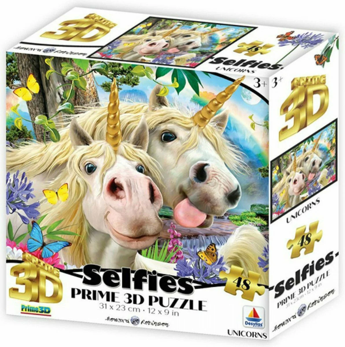 Φωτογραφία προϊόντος: Super 3D Puzzle Μονόκερος Unicorn Selfie 48 Κομμάτια