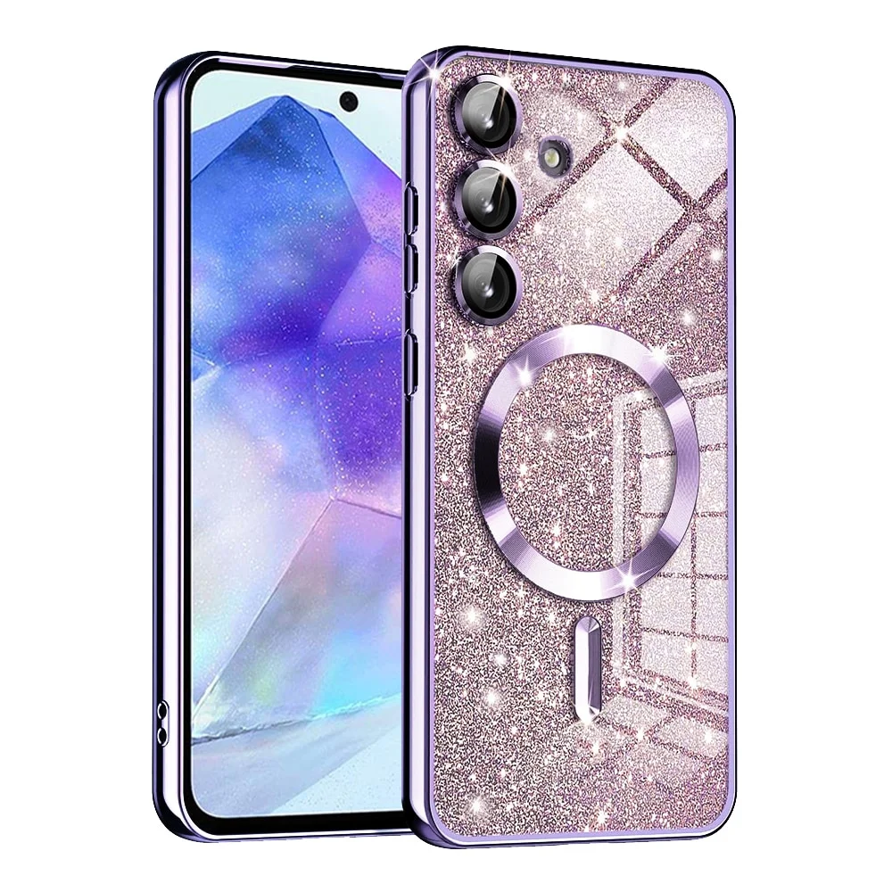 Φωτογραφία προϊόντος: Techsuit Luxury Glitter MagSafe - θήκη για Samsung Galaxy A55 - Πολύχρωμο