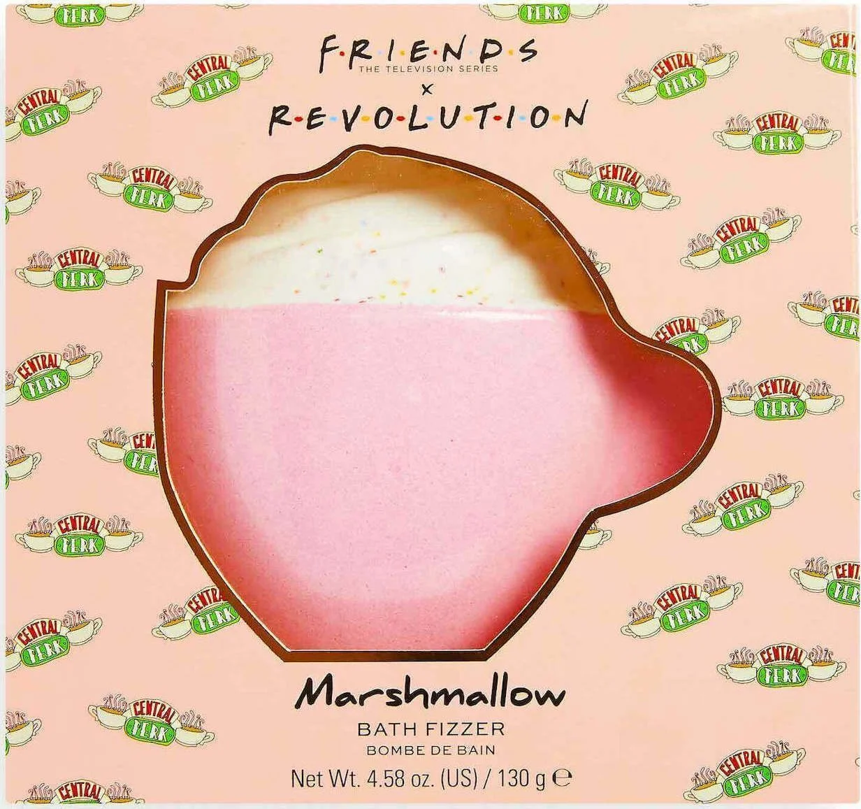 Φωτογραφία προϊόντος: Makeup Revolution X Friends Coffee Cup Bath Fizzer Άλατα Μπάνιου τα Φιλαράκια 130 gr