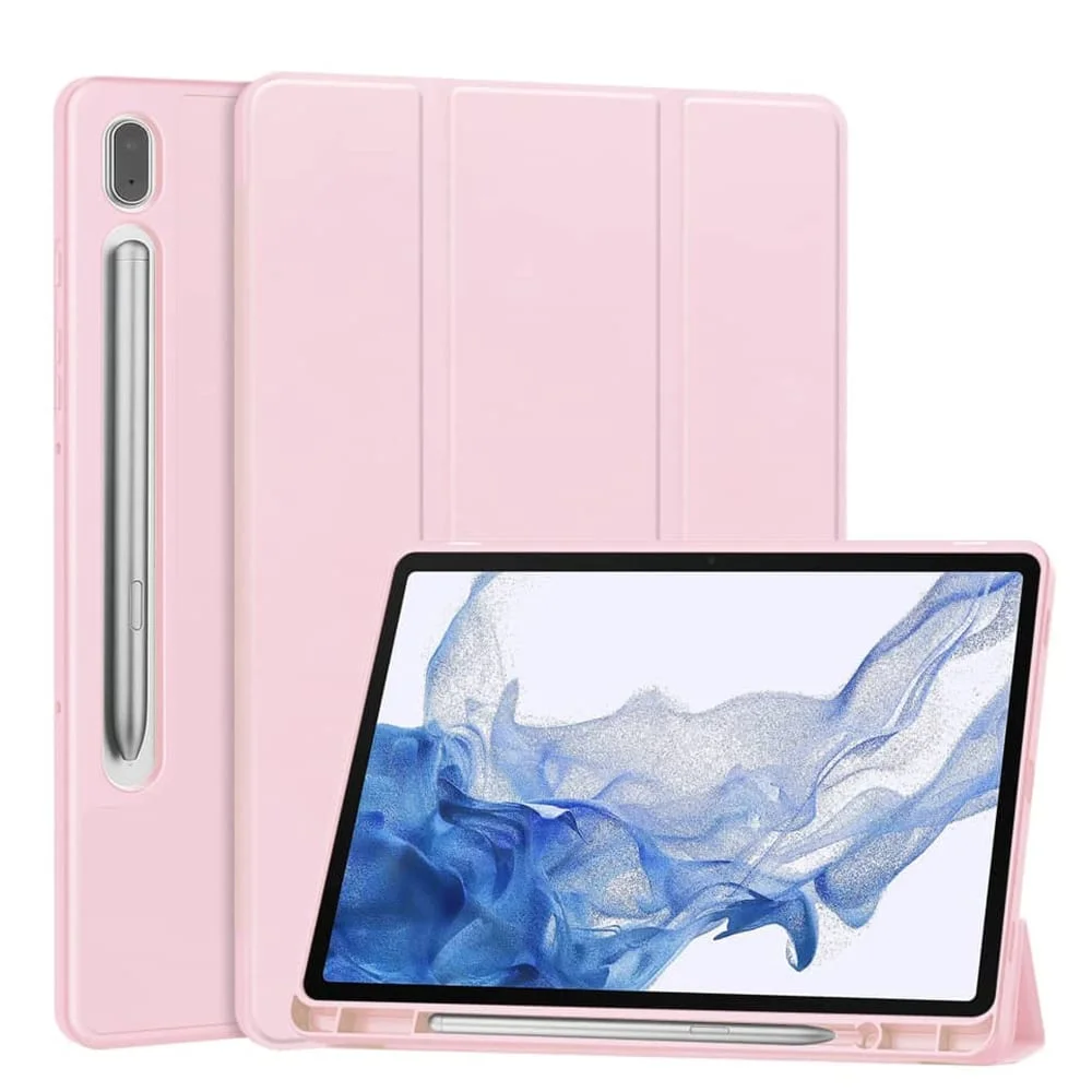 Φωτογραφία προϊόντος: Techsuit - Flex Trifold (with Pencil Holder) - Xiaomi Redmi Pad 2 Pro - Pink