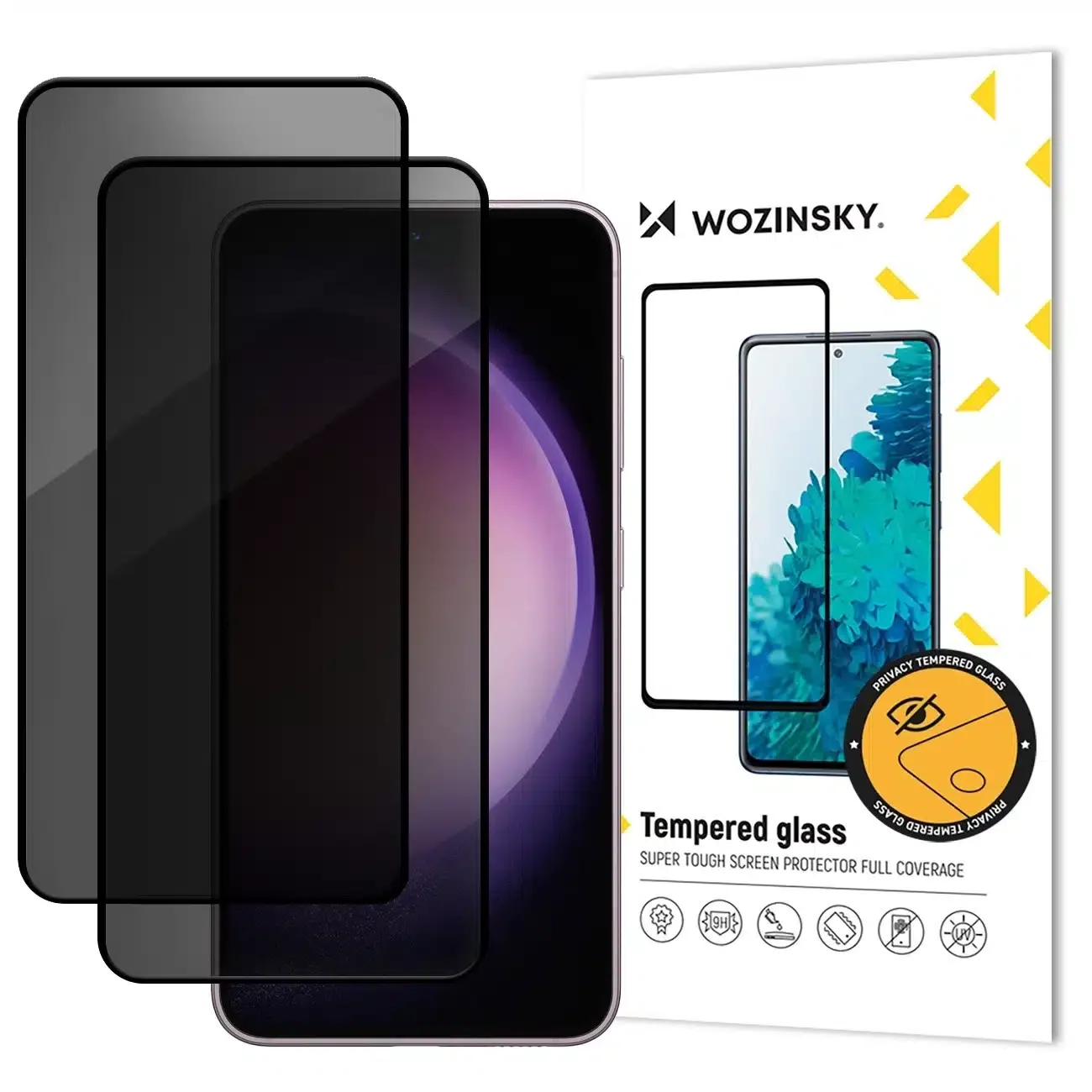 Φωτογραφία προϊόντος: Wozinsky Privacy Glass - τζαμάκι για Xiaomi Poco M7 - Μαύρο