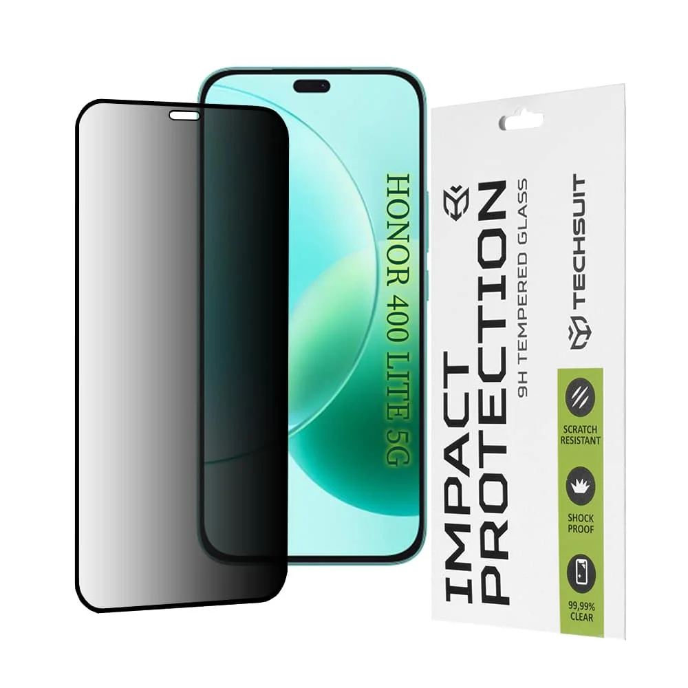 Φωτογραφία προϊόντος: Techsuit - 111D Privacy Full Glue - Honor X8b / X8c / 400 Lite - Μαύρο
