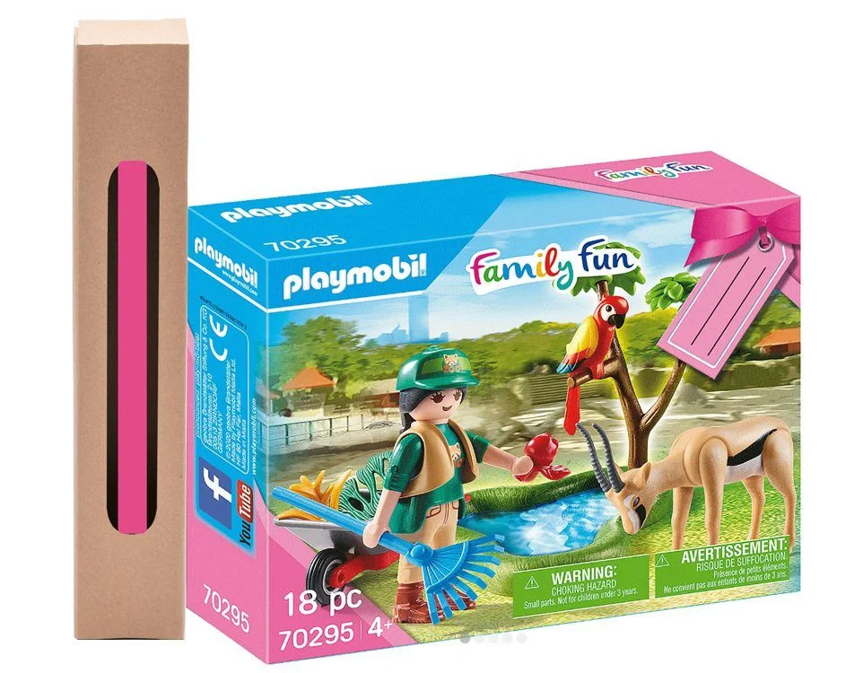 Φωτογραφία προϊόντος: Λαμπάδα Playmobil Gift Set Φροντιστής Ζωολογικού Κήπου Με Ζωάκια