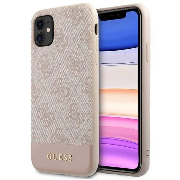 Φωτογραφία προϊόντος: Guess 4G Stripe - θήκη για Apple iPhone 11 / XR - Ροζ