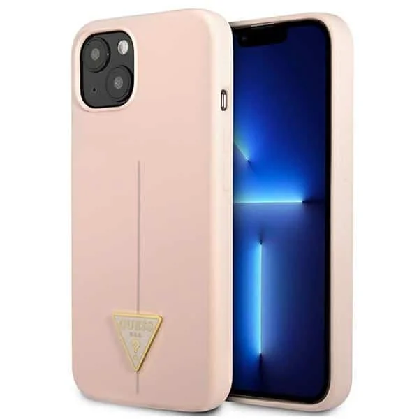 Φωτογραφία προϊόντος: Guess Silicone Triangle - θήκη για Apple iPhone 13 - Ροζ