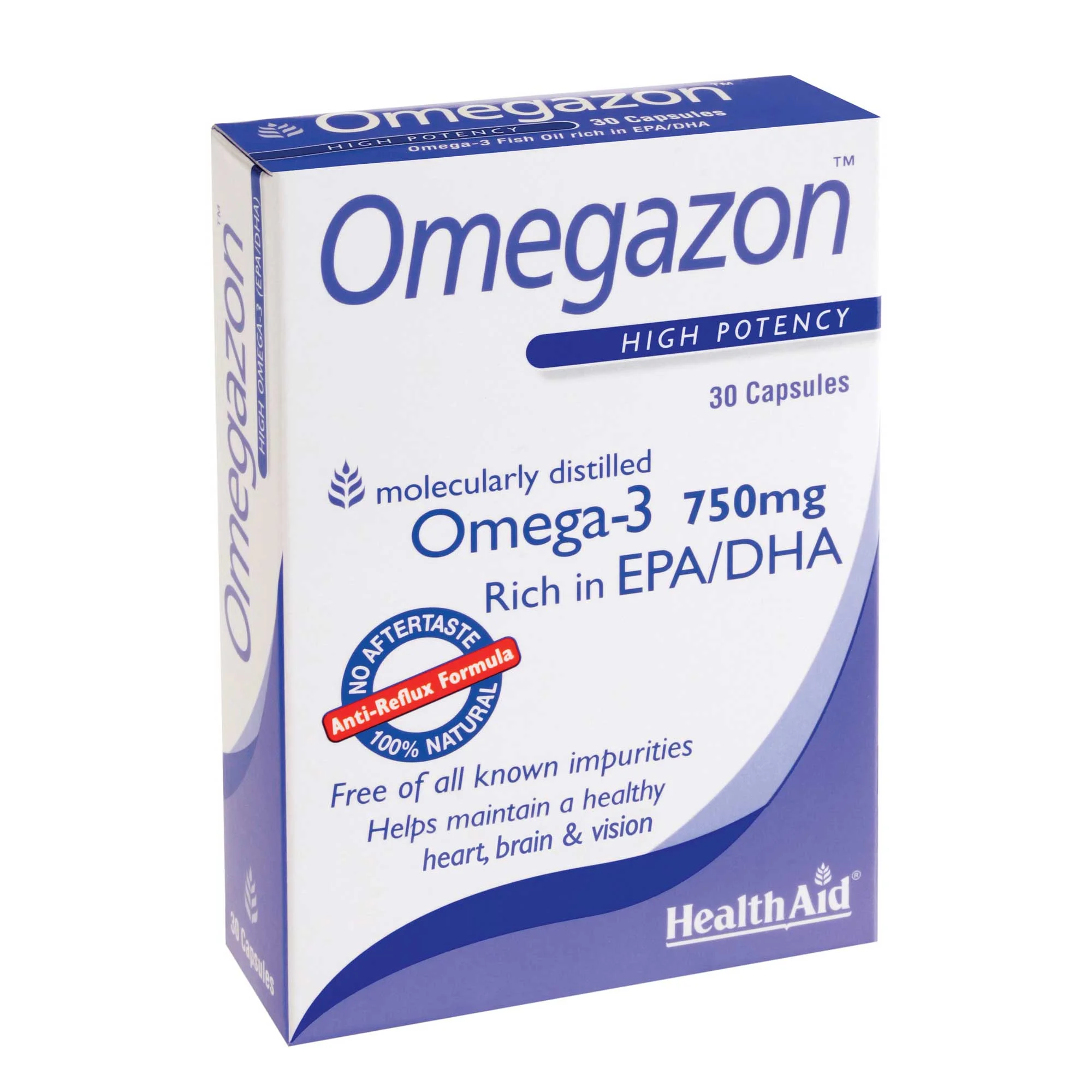 Φωτογραφία προϊόντος: HEALTH AID OMEGAZON Omega-3 750mg 30caps