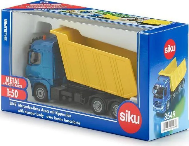 Φωτογραφία προϊόντος: Siku Mercedes-Benz Arocs with Tipping Trailer metals