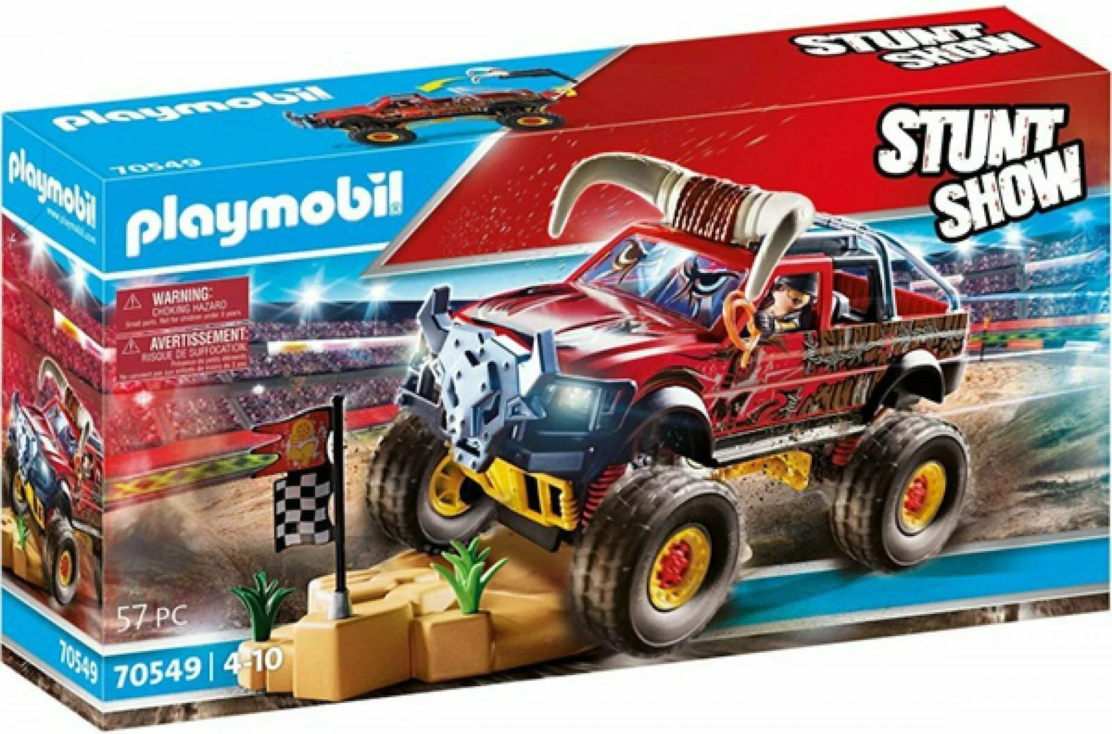 Φωτογραφία προϊόντος: Playmobil Stunt Show: Τέρας-Φορτηγό με Κέρατα