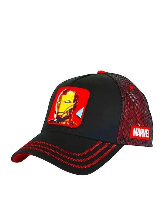 Φωτογραφία προϊόντος: Παιδικό Καπέλο Authentic Iron Man Hat Black Marvel με ρυθμιζόμενο κούμπωμα